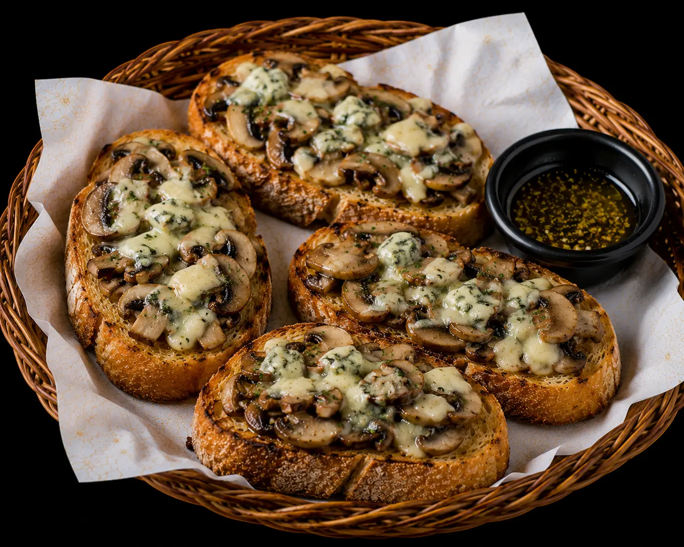 Bruschetta Funghi & Gorgonzola