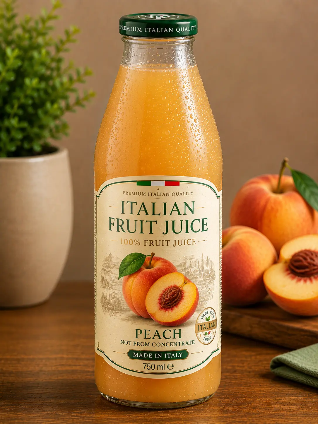 Italian Fruit Juice — Peach